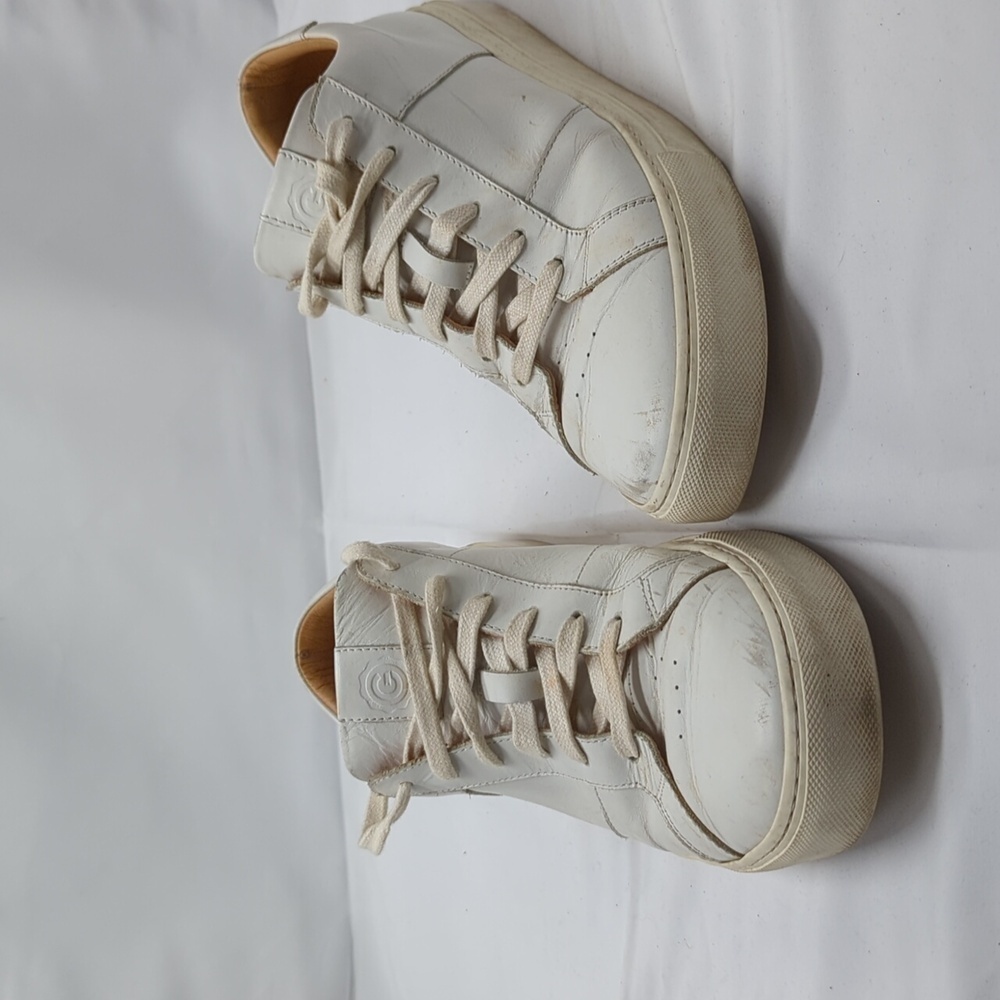 Greats Brooklyn white men’s Italian sneakers, size 12 US
